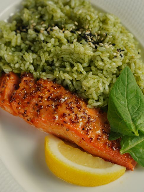 Nutritious Salmon Meal Prepared for Leanbodydiet